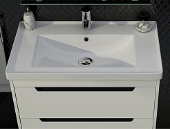 Ceruttispa Тумба с раковиной Мессина 80 подвесная – фотография-2